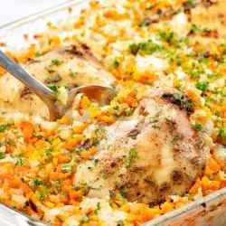 How to make Chicken and Rice Casserole in the oven