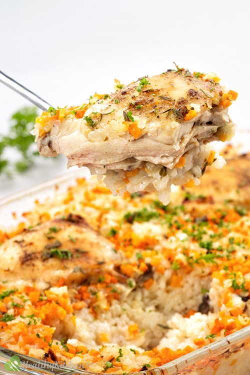 Chicken and Rice Casserole Recipe Healthy Kitchen 101 4
