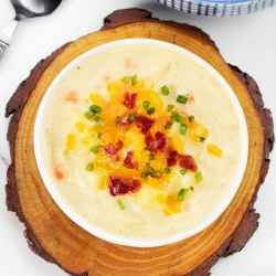 simple Potato Soup with chicken broth Recipe