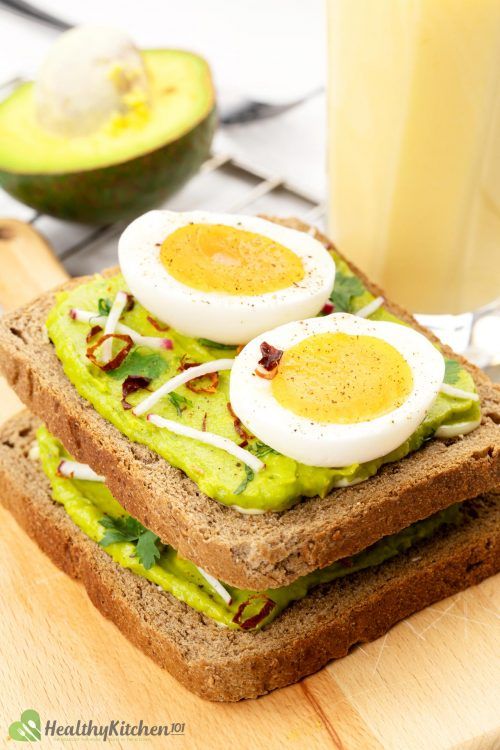 An Avocado Toast Recipe with Softboiled Eggs that Ooze when Sliced