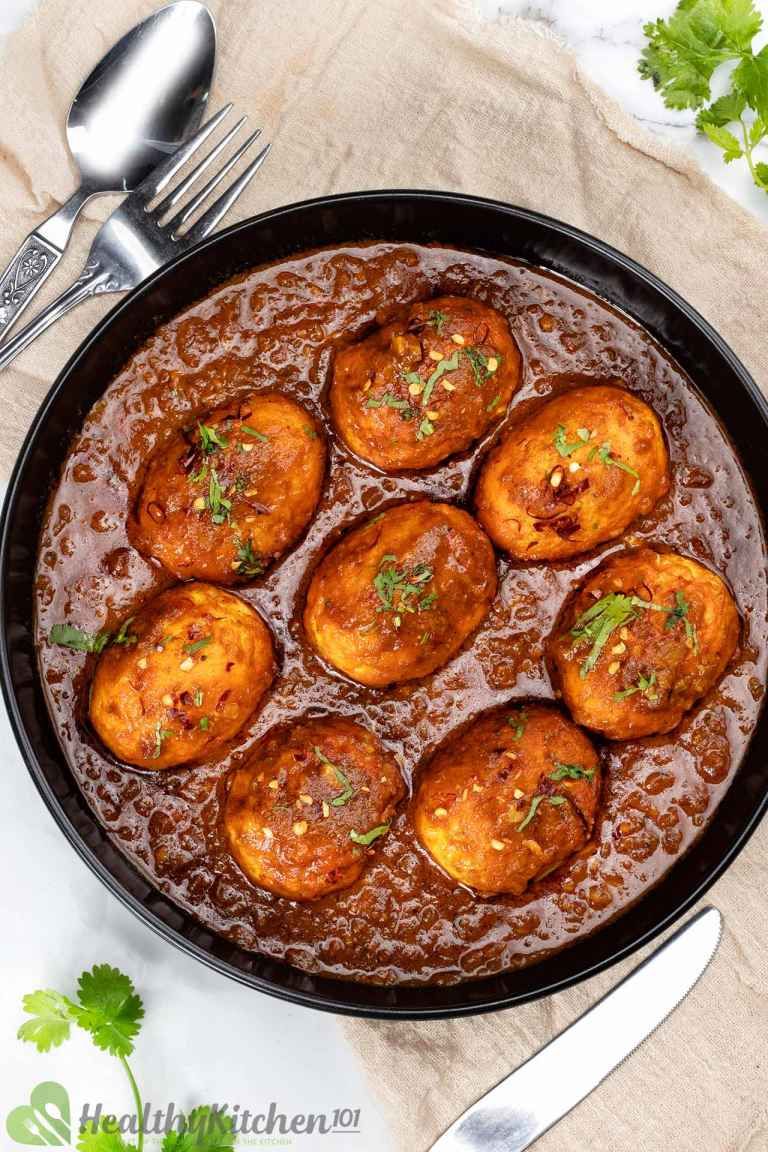 Egg Curry Recipe Vismai Food Find Vegetarian Recipes