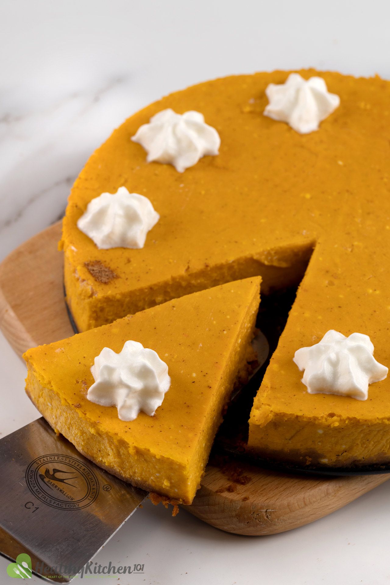 Healthy Crustless Pumpkin Cheesecake Recipe