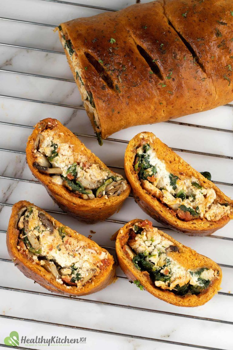 Stromboli Recipe Spicy Chicken, Mushroom & Spinach Stromboli