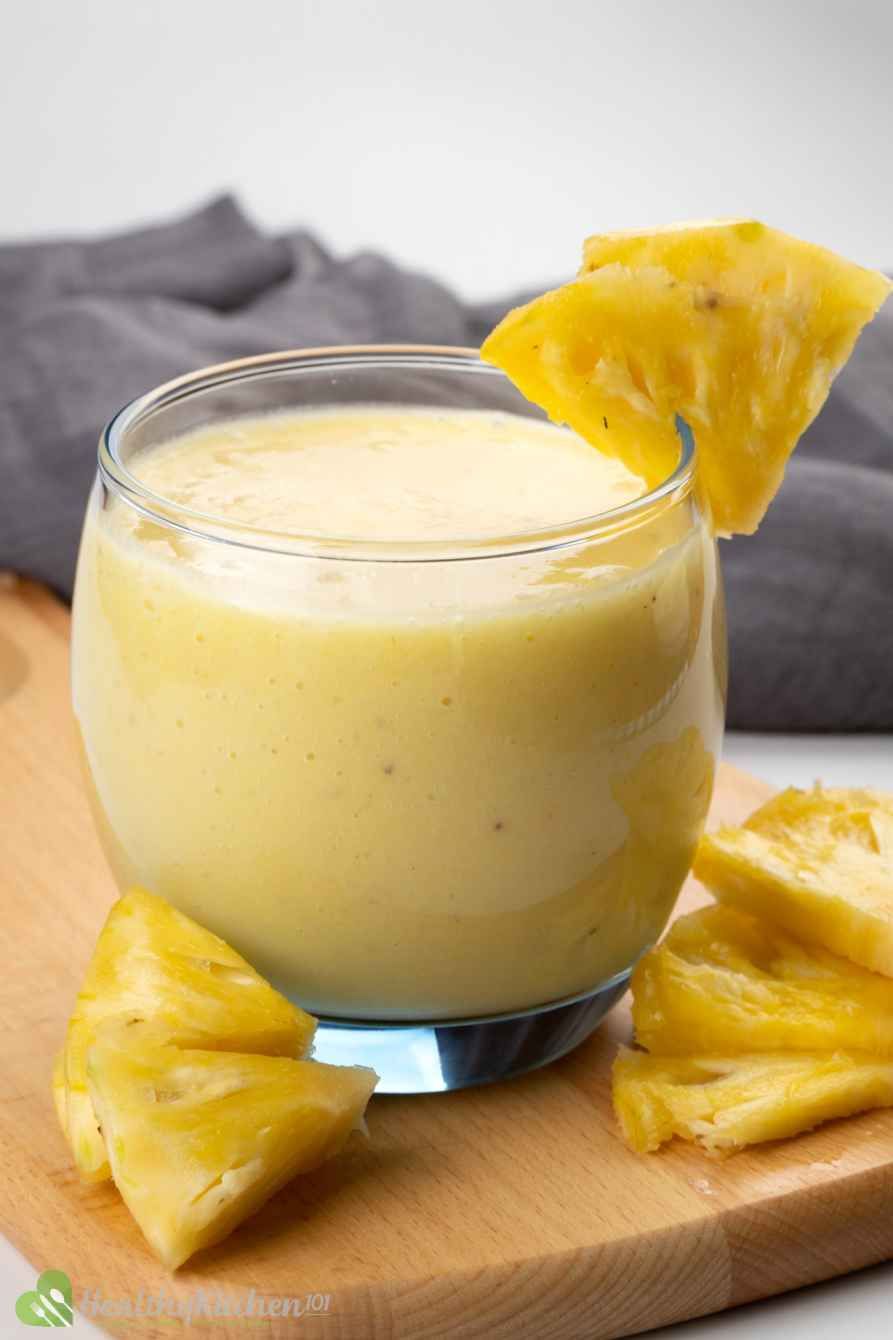 Pineapple Smoothie Recipe A Tropical Drink to Help Your Gut