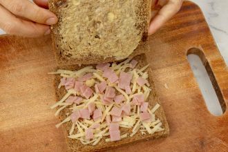 Step 4: Assemble the sandwich.