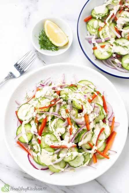 Cucumber Salad Recipe Healthy Kitchen 101