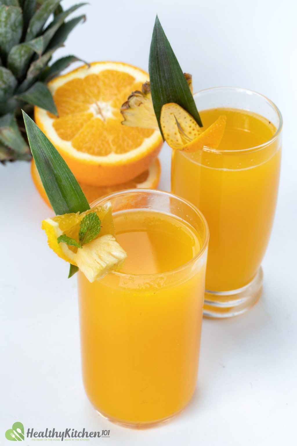 Orange Pineapple Juice Recipe - A Healthy Drink for Better Digestion