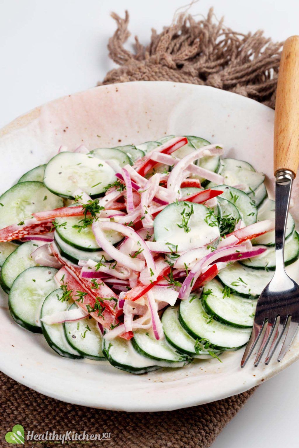 Cucumber Salad Recipe - A Simple and Healthy Side Dish for Summer