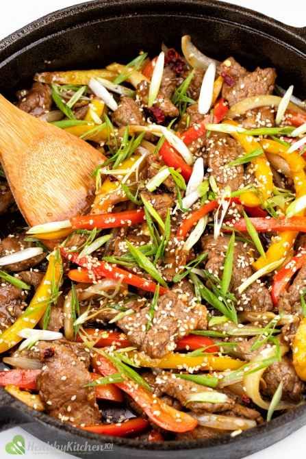 Pepper Steak Recipe Healthy Kitchen 101 2