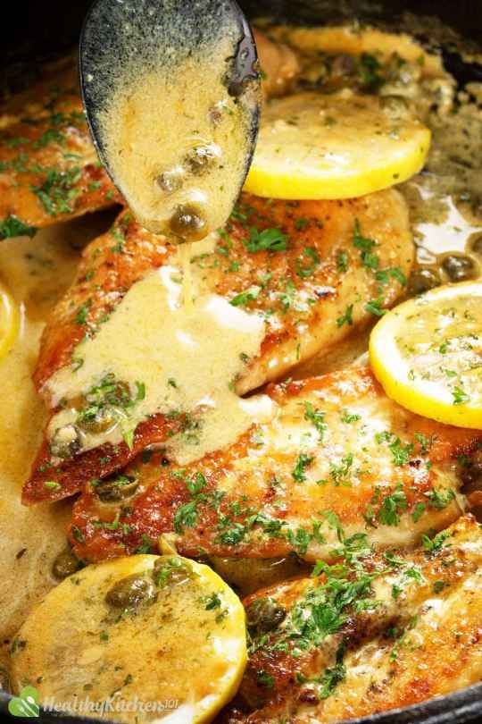 Healthy Chicken Piccata Recipe Easy Italian Chicken and Capers Recipe