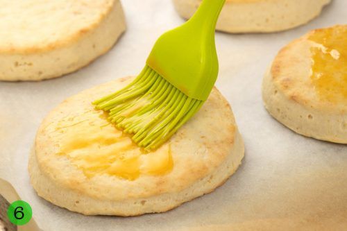 Bake the biscuits