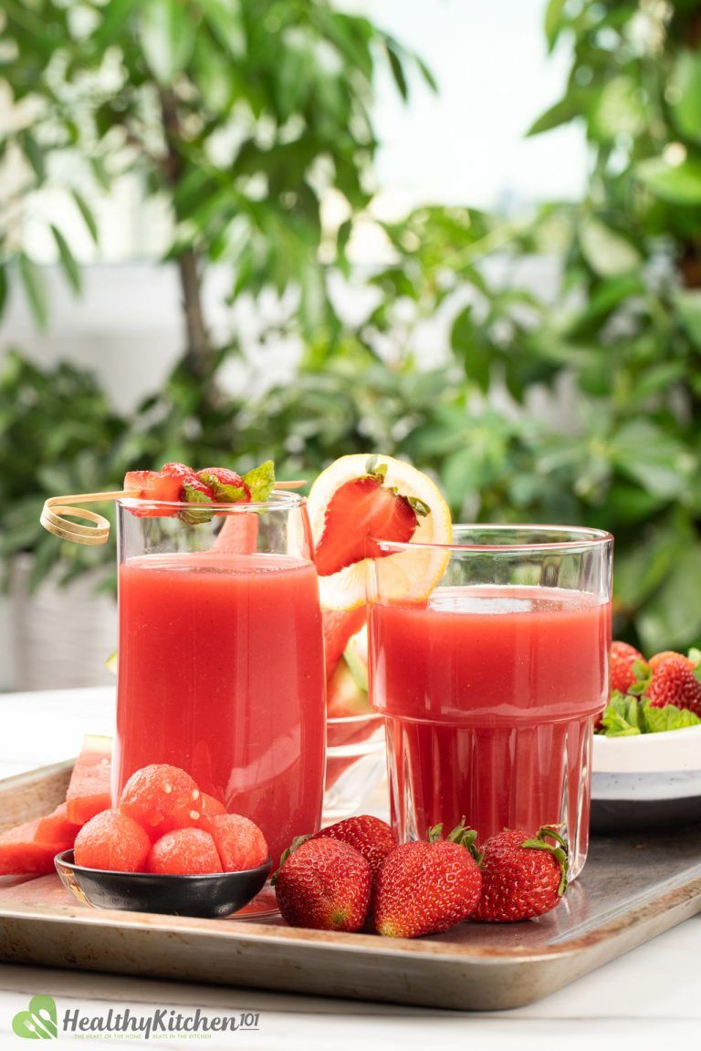 Strawberry Watermelon Juice Recipe - A Low-Calorie Summer Drink