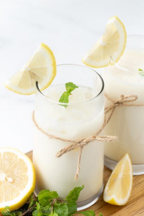 Milk and lemon juice Nutrition
