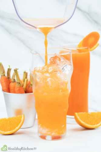 Homemade Carrot Orange Juice