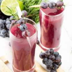 How much grape juice per day
