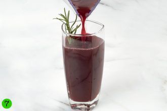 step by step Pomegranate Blueberry Juice Recipe
