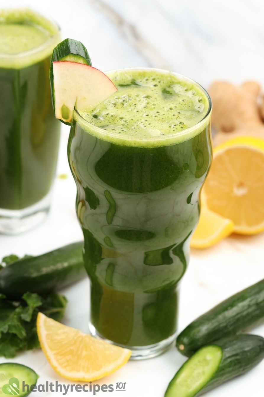 Mean Green Juice Recipe Cucumber, Kale, Celery & Apple Drink