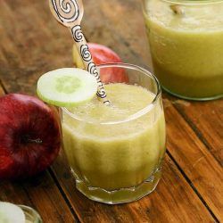 Apple cucumber juice