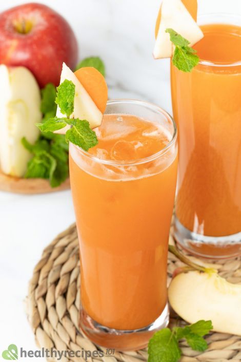 Carrot Apple Ginger Juice Recipe