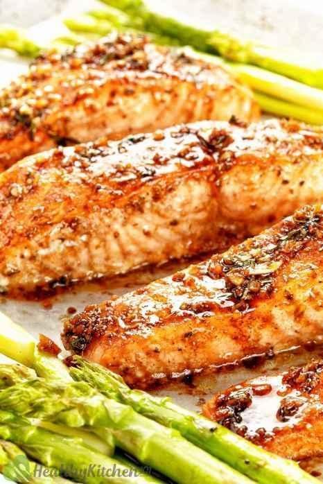 Broiled Salmon Recipe - A Juicy 20-Minute Fillet With Glossy Glaze