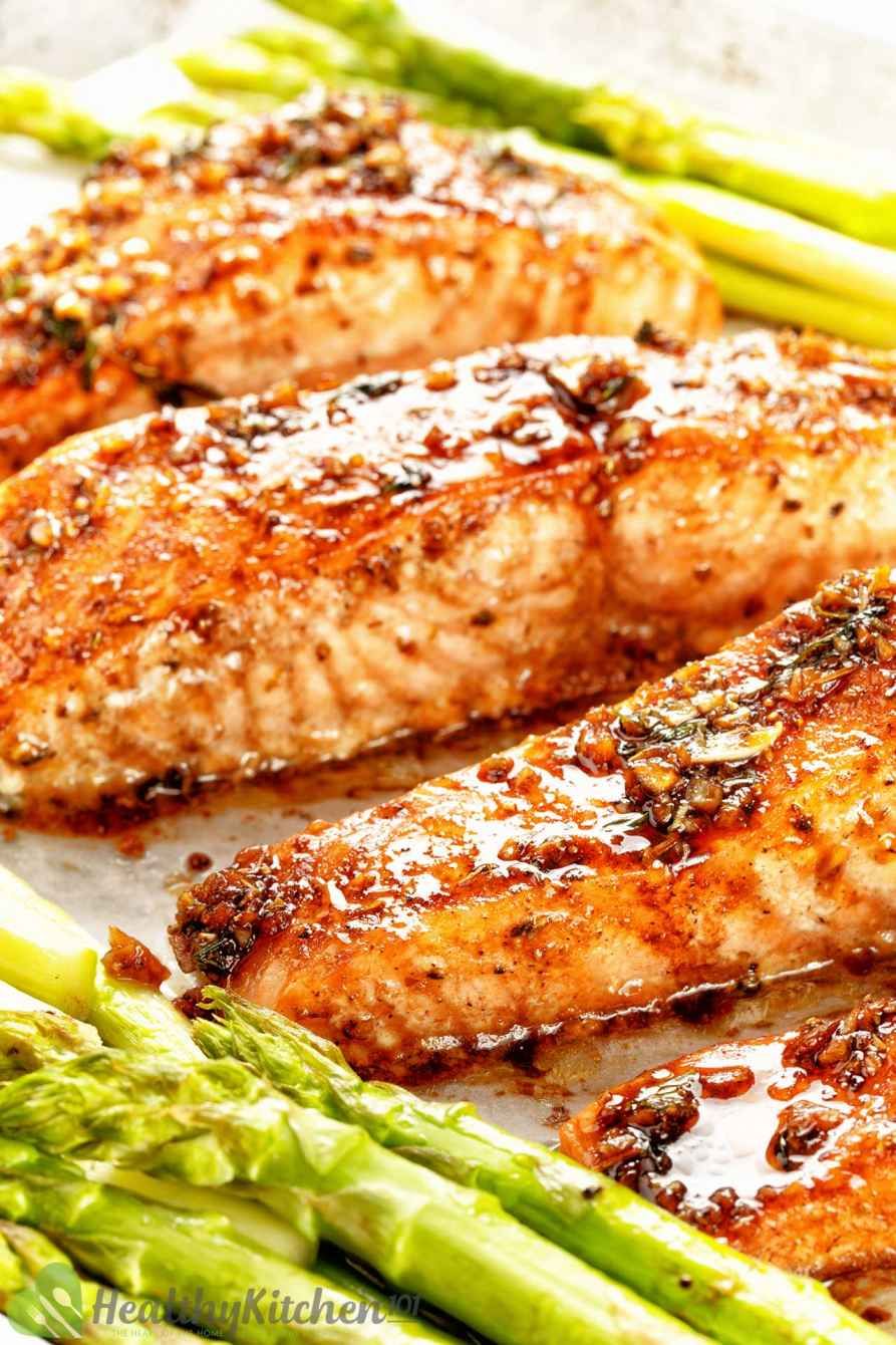 Broiled Salmon Recipe - A Juicy 20-Minute Fillet With Glossy Glaze