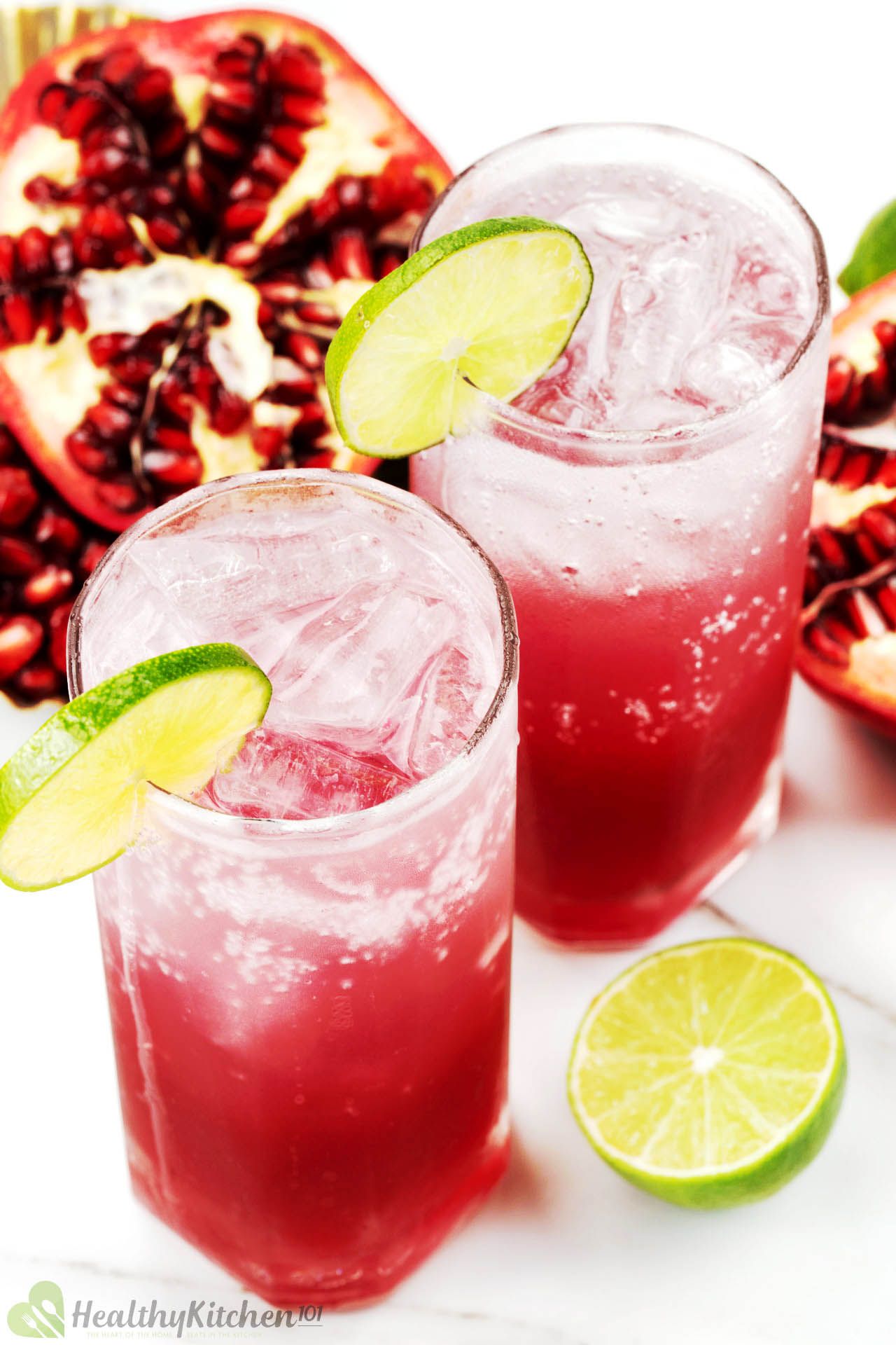 cocktail with pomegranate juice
