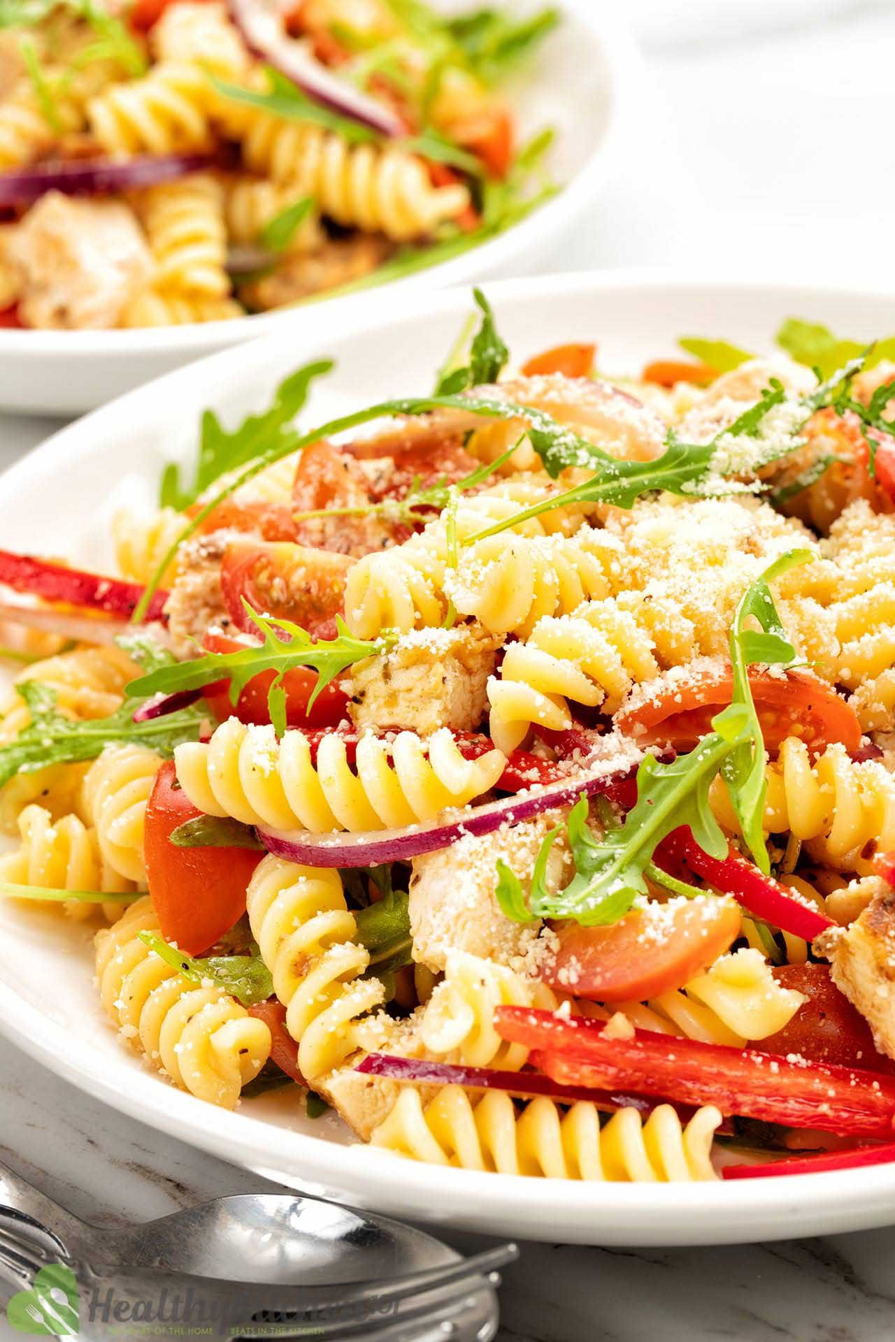 chicken-pasta-salad-recipe-for-a-light-herby-and-tasty-salad