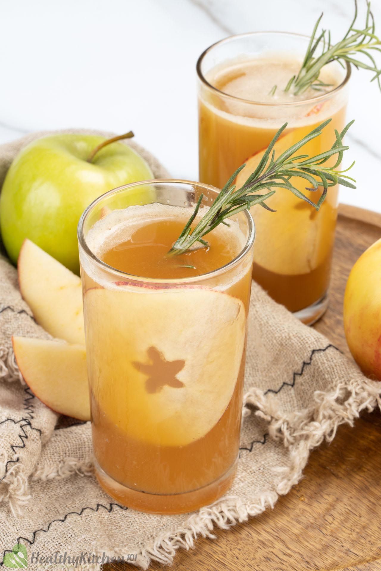 homemade sugar-free apple juice