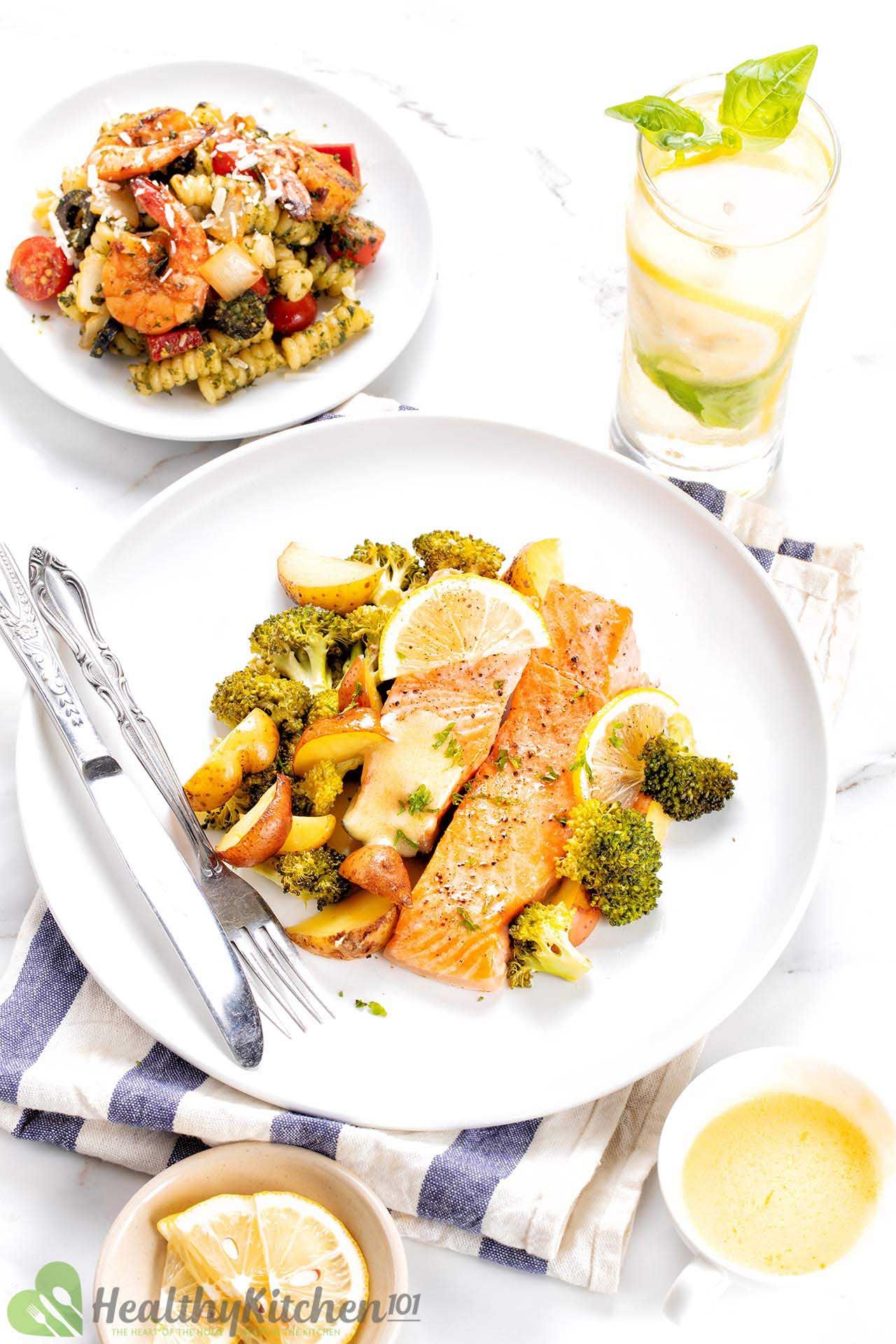 what to serve with lemon pepper salmon