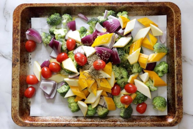 Prep the vegetables