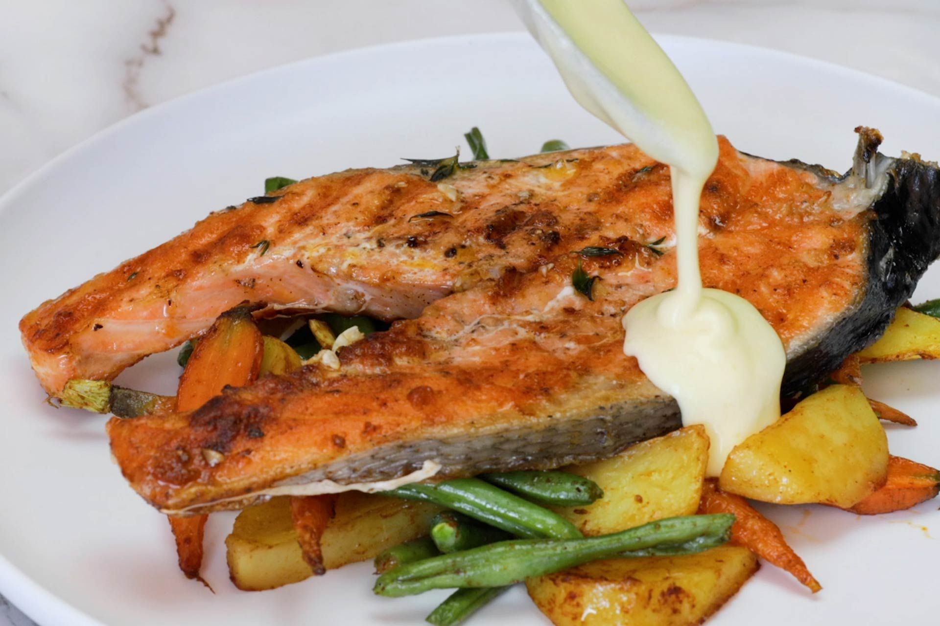 Salmon Steak Recipe A Healthy Nutritious Meal Made In 40 Minutes   How To Make Salmon Steak Serve 