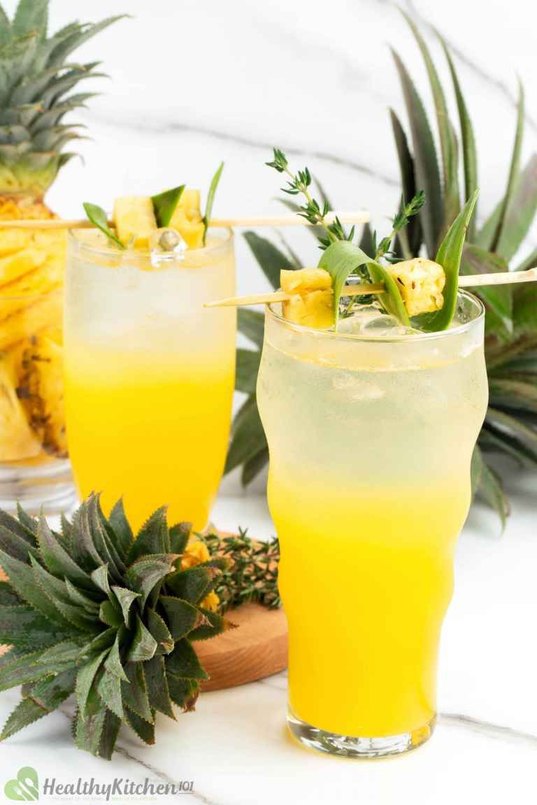 Refined SugarFree Pineapple Juice Recipe A Healthy Golden Chia Drink