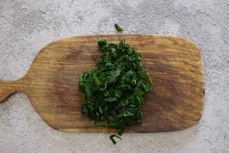 Step 2: Boil spinach.