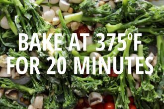 step 2: Bake the vegetables.