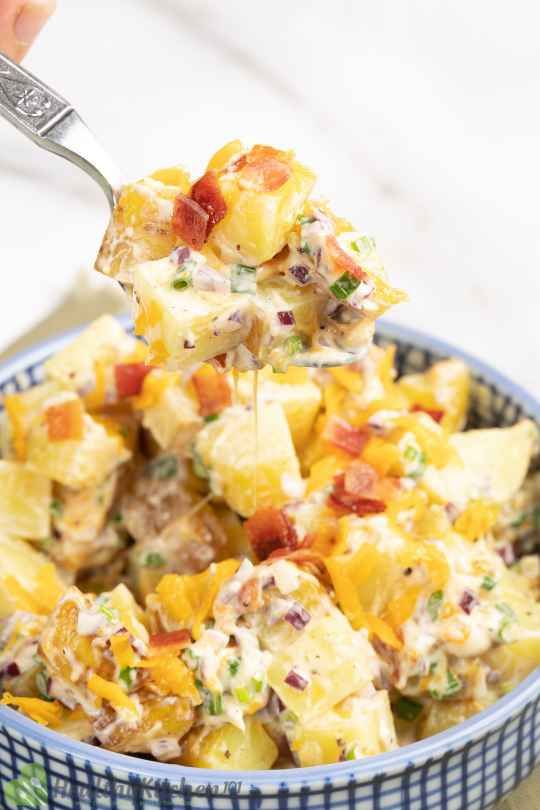 Loaded Potato Salad Recipe Quick and EasytoMake Side Dish