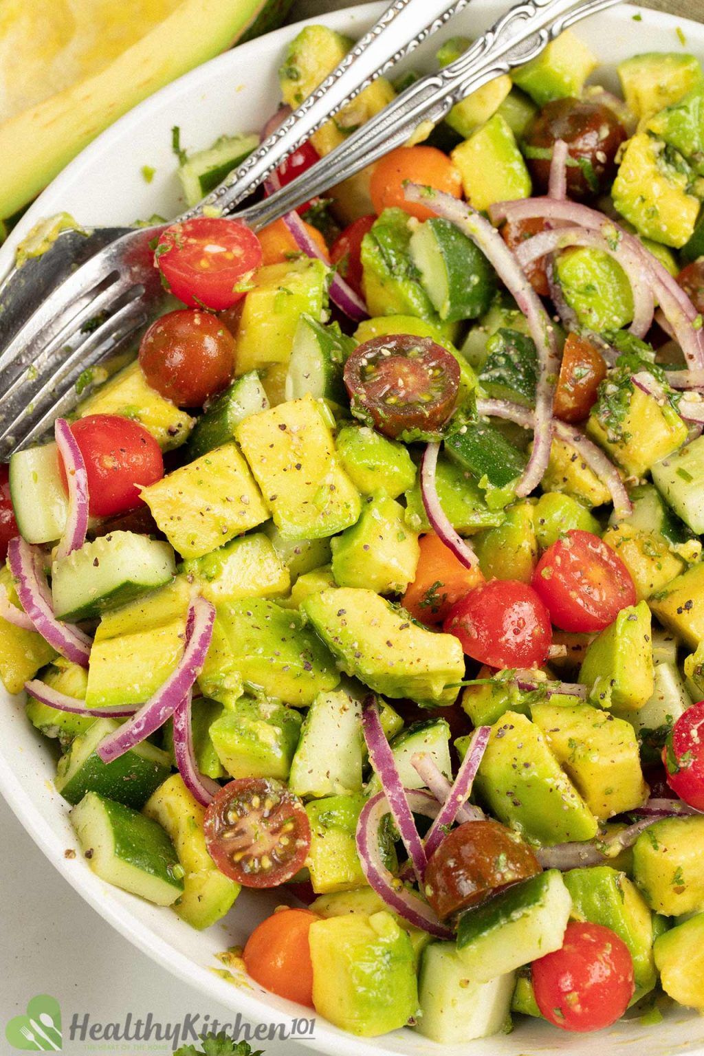 Avocado Salad Recipe - Easy and Vitamin-Packed Summer Salad