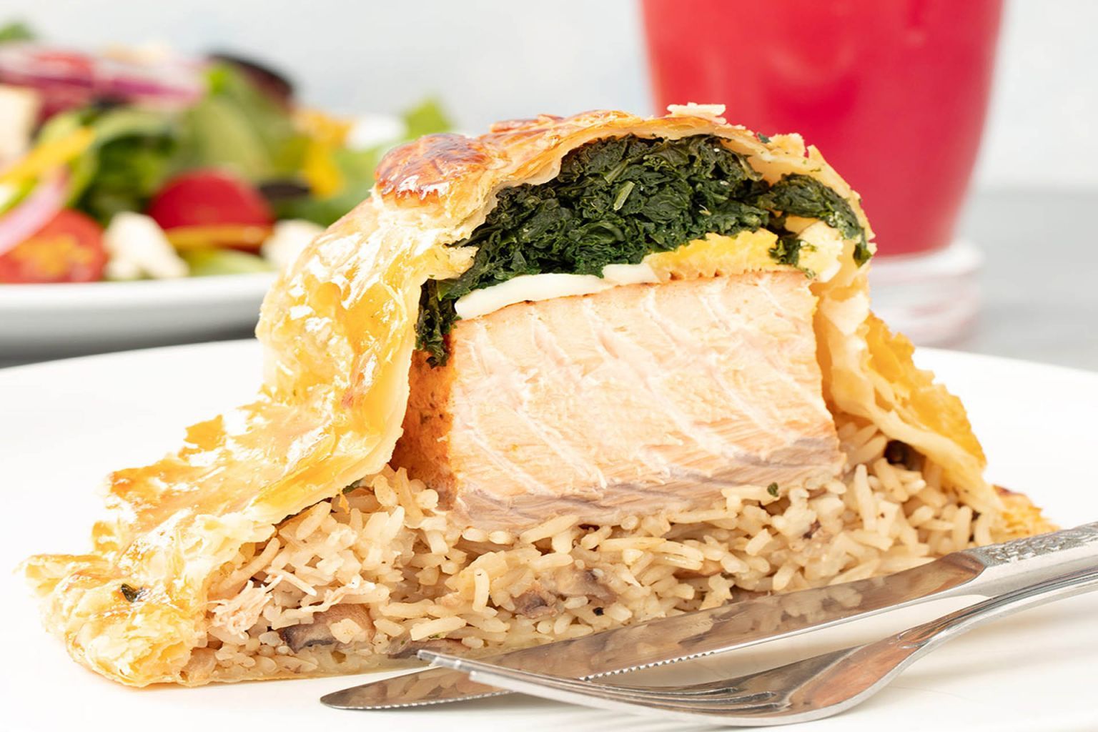 Salmon Coulibiac Recipe A GoldenCrusted Fish Pie Made for Parties