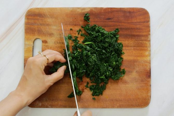 Step 2: Boil the kale