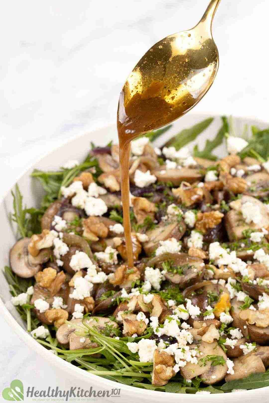 Mushroom Salad Recipe - A Deceptively Tasty Vegan Salad