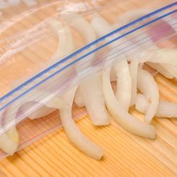 storing onion sets in fridge
