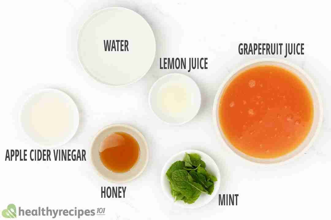 Apple Cider Vinegar Grapefruit Juice Honey Recipe Ready in 5