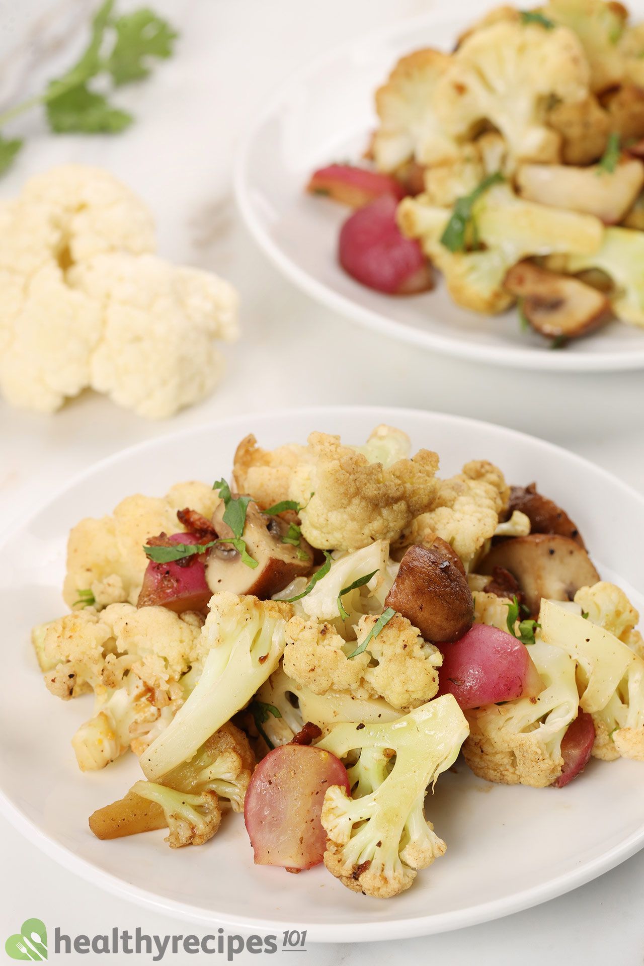 what can i sauteed cauliflower with