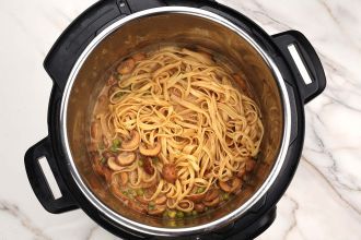 Add spaghetti. Cook for 5 more minutes.