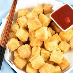 Homemade air fryer tofu recipe