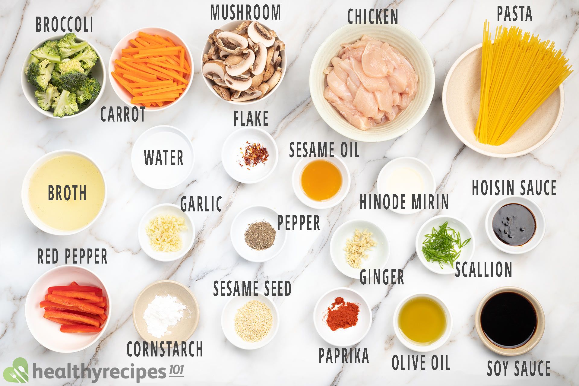 ingredients for instant pot lo mein