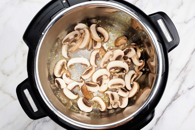step 3: Cook the mushrooms