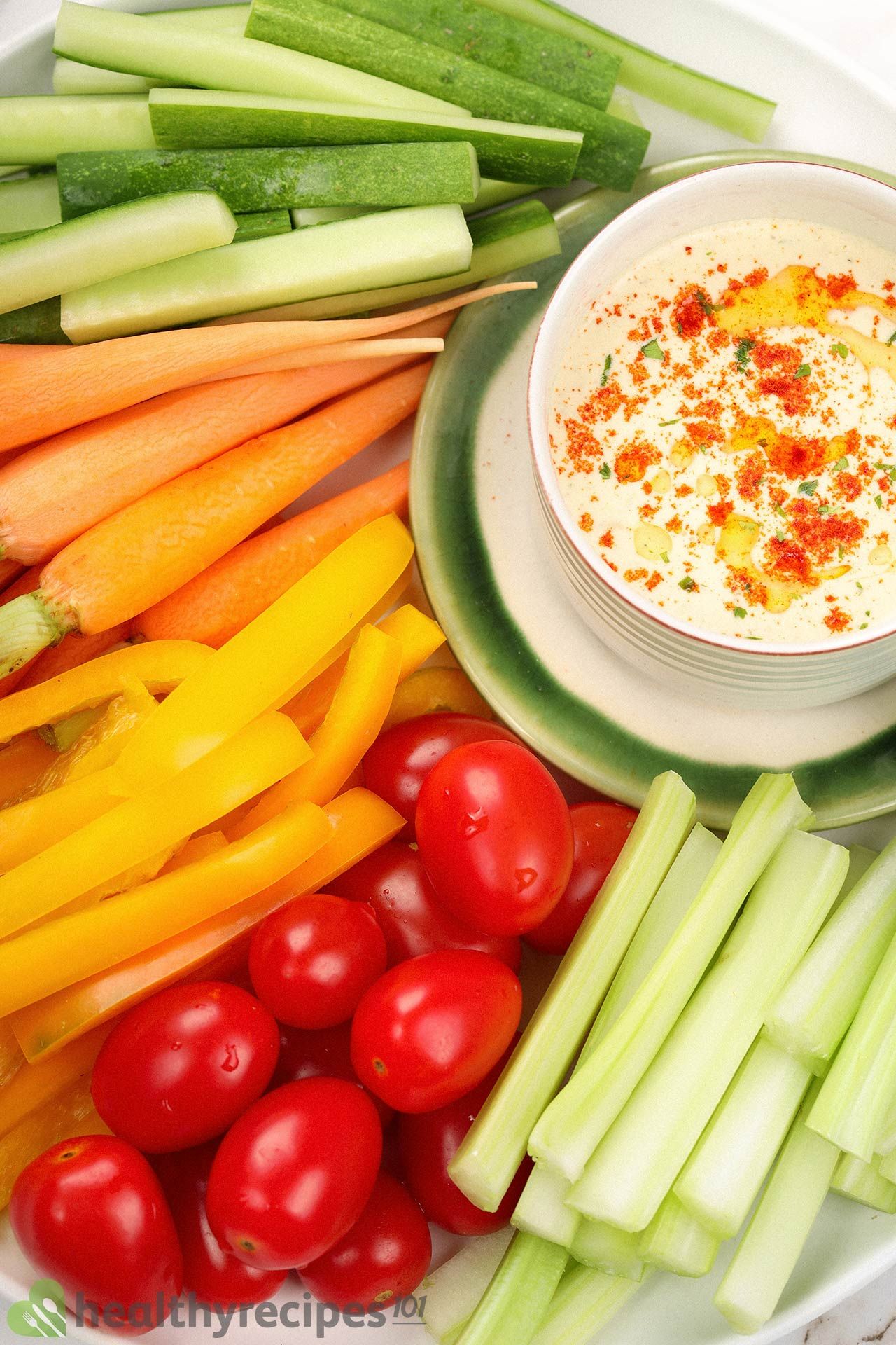 serve and store vegetable dip