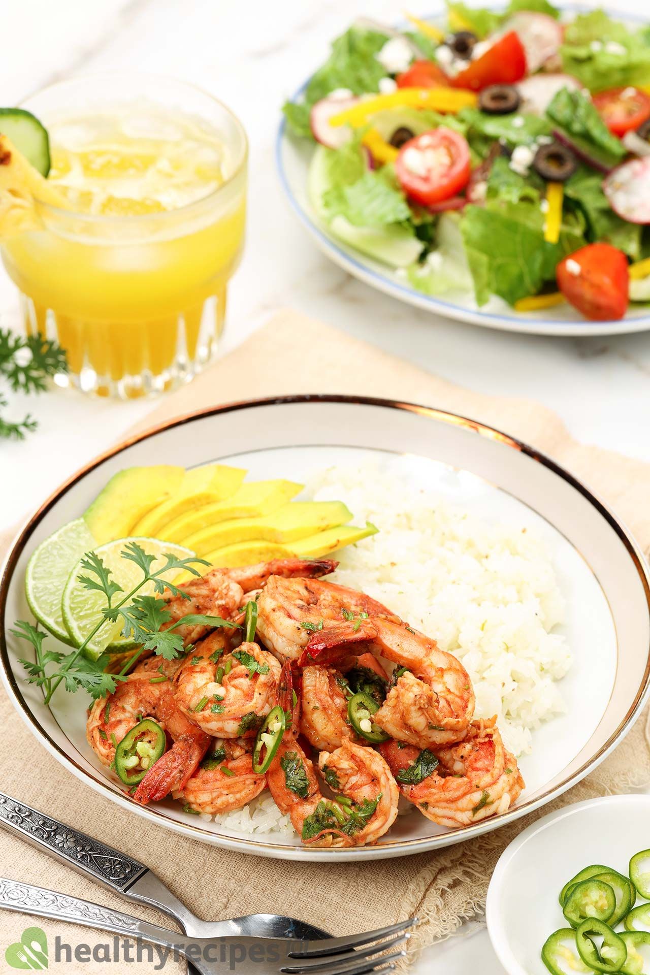 what to serve with cilantro lime shrimp