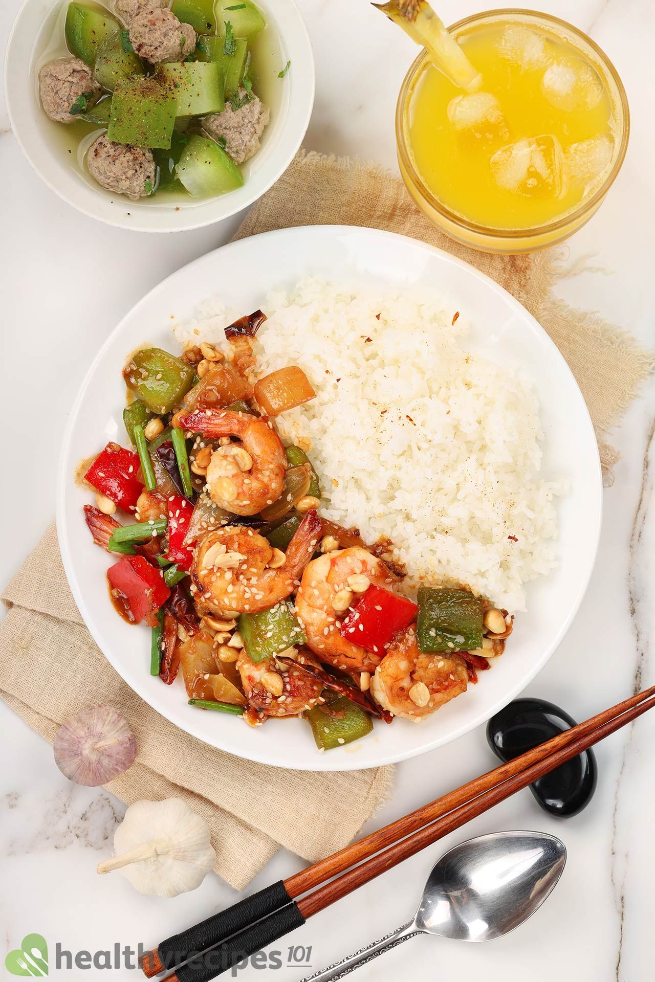 what to serve with Kung Pao Shrimp