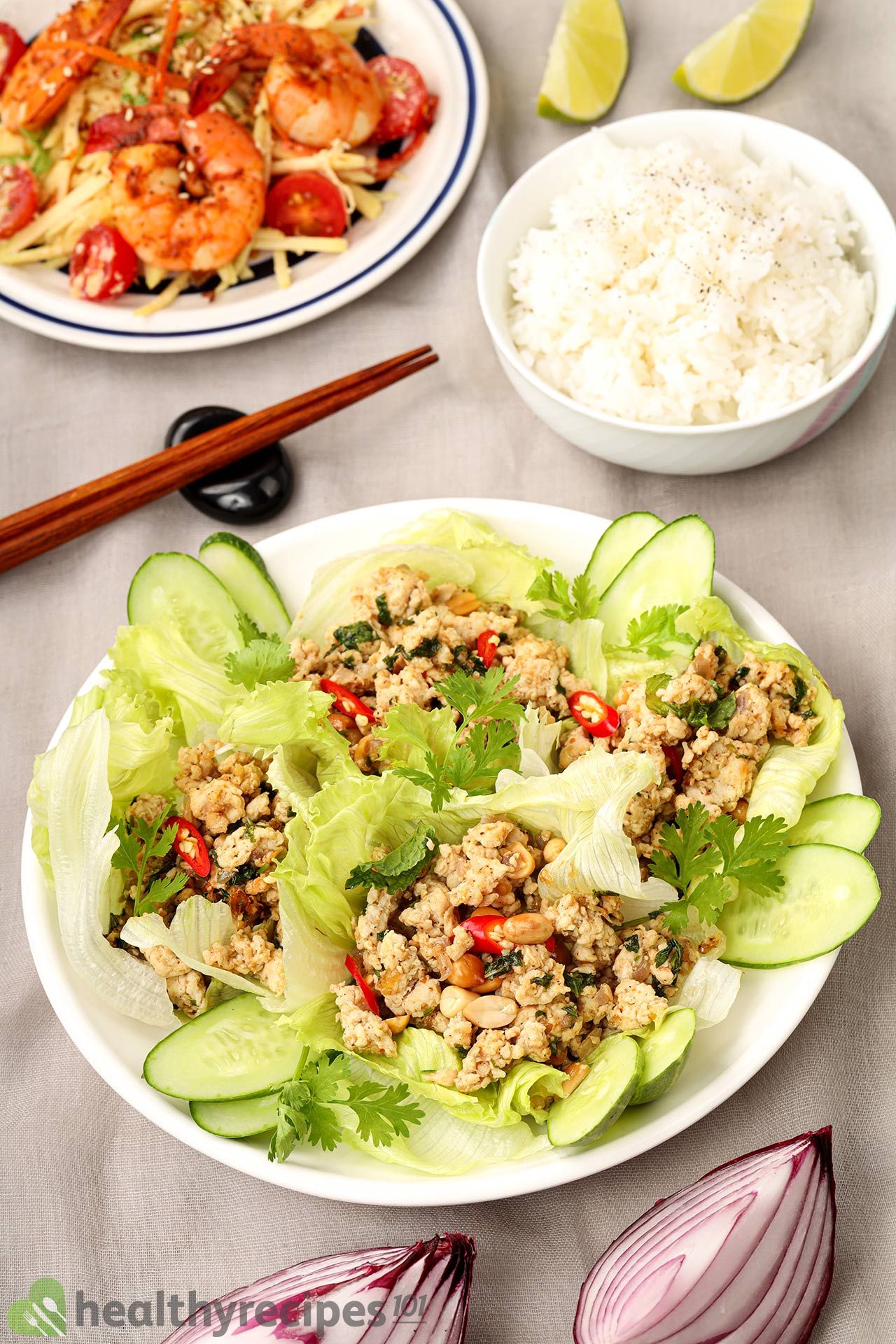 side dishes for chicken larb